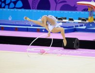 Азербайджанская гимнастка вышла в финал соревнований по художественной гимнастике на Евроиграх