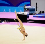 Азербайджанская гимнастка вышла в финал соревнований по художественной гимнастике на Евроиграх