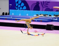 Азербайджанская гимнастка вышла в финал соревнований по художественной гимнастике на Евроиграх