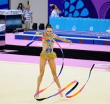 Азербайджанская гимнастка вышла в финал соревнований по художественной гимнастике на Евроиграх