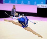 Азербайджанская гимнастка вышла в финал соревнований по художественной гимнастике на Евроиграх