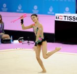 Азербайджанская гимнастка вышла в финал соревнований по художественной гимнастике на Евроиграх