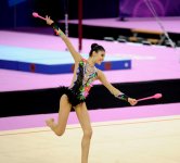 Азербайджанская гимнастка вышла в финал соревнований по художественной гимнастике на Евроиграх