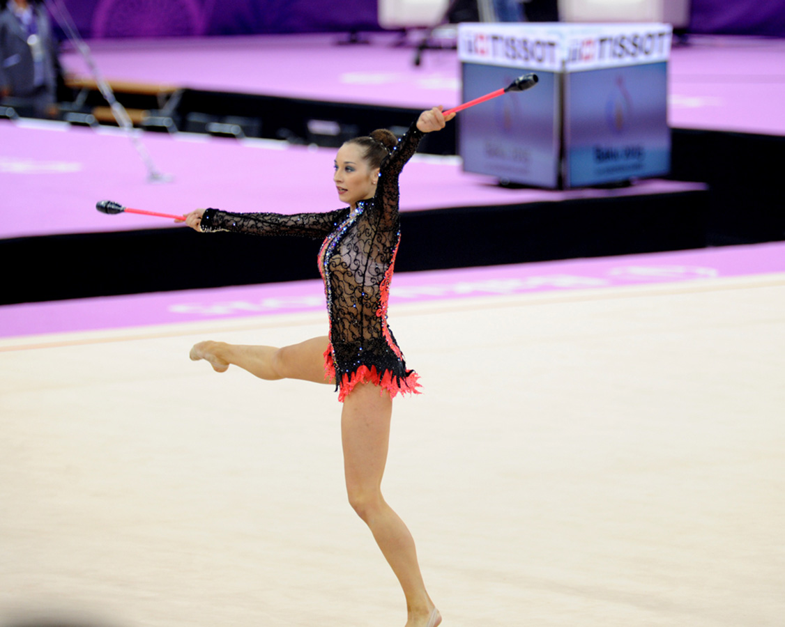 Азербайджанская гимнастка вышла в финал соревнований по художественной гимнастике на Евроиграх