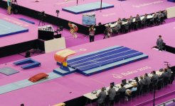 Первая леди Азербайджана Мехрибан Алиева наградила победителей по спортивной гимнастике  (ФОТО,ВИДЕО)