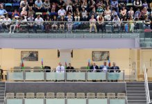 Первая леди Азербайджана Мехрибан Алиева наградила победителей по спортивной гимнастике  (ФОТО,ВИДЕО)