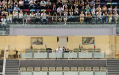 Первая леди Азербайджана Мехрибан Алиева наградила победителей по спортивной гимнастике  (ФОТО,ВИДЕО)