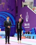 Первая леди Азербайджана Мехрибан Алиева наградила победителей по спортивной гимнастике  (ФОТО,ВИДЕО)