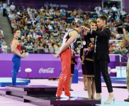 Первая леди Азербайджана Мехрибан Алиева наградила победителей по спортивной гимнастике  (ФОТО,ВИДЕО)