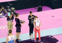 Первая леди Азербайджана Мехрибан Алиева наградила победителей по спортивной гимнастике  (ФОТО,ВИДЕО)