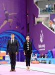 Первая леди Азербайджана Мехрибан Алиева наградила победителей по спортивной гимнастике  (ФОТО,ВИДЕО)