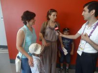 В Азербайджане гимнастика развивается быстрыми темпами - зрительница (ФОТО)