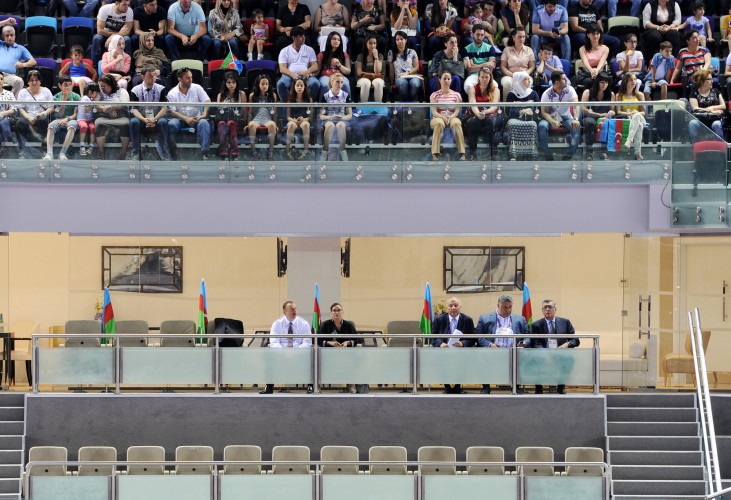 Первая леди Азербайджана Мехрибан Алиева наградила победителей по спортивной гимнастике  (ФОТО,ВИДЕО)