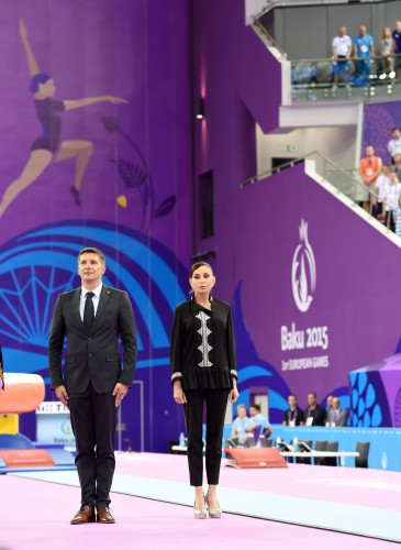 Первая леди Азербайджана Мехрибан Алиева наградила победителей по спортивной гимнастике  (ФОТО,ВИДЕО)