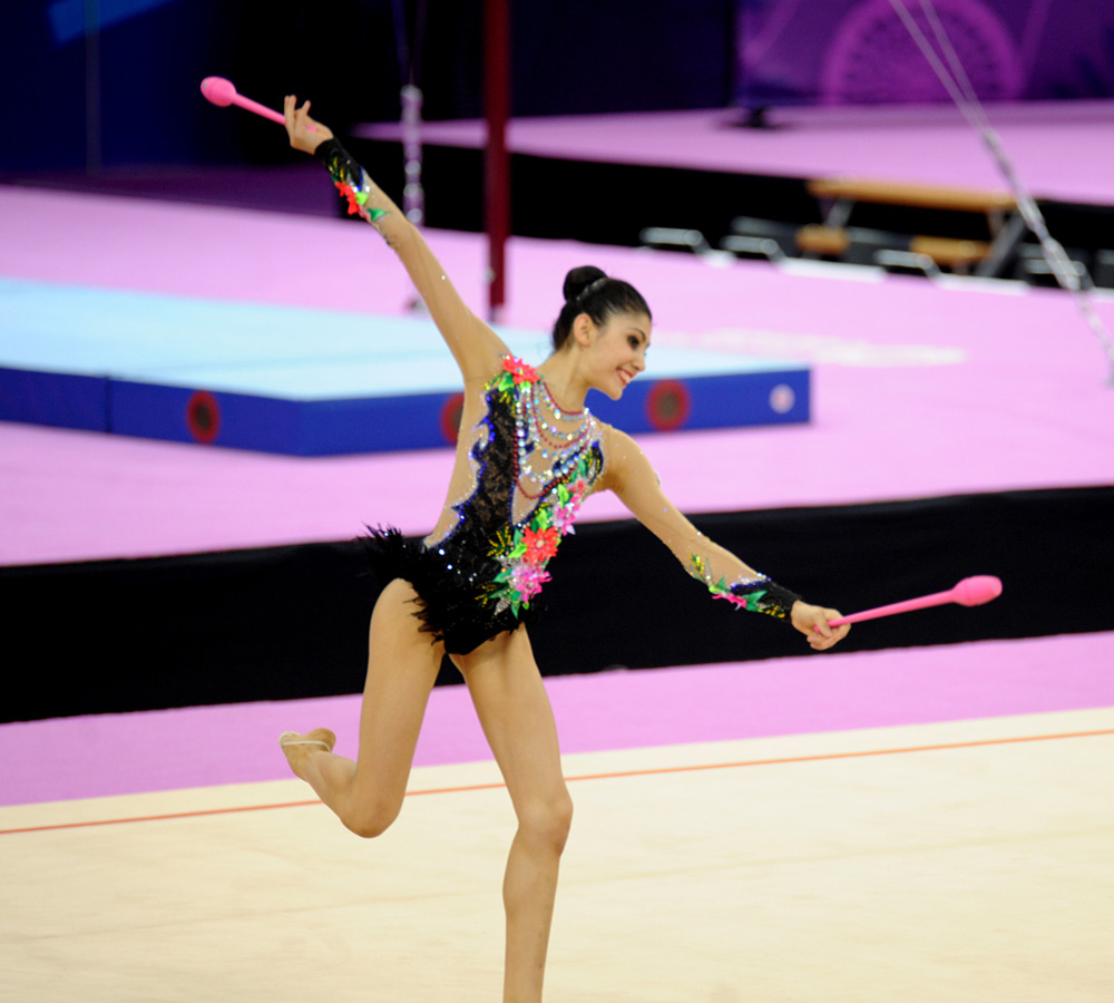 Азербайджанские гимнасты в восьмой день Евроигр в Баку (ФОТОСЕССИЯ)