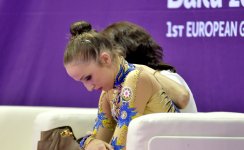 Азербайджанская гимнастка Марина Дурунда завоевала "серебро" на Евроиграх в Баку (ФОТО)