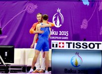 Азербайджанский гимнаст завоевал бронзовую медаль Евроигр по прыжкам на батуте (ФОТО)