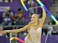 Сборная России по художественной гимнастике завоевала очередное "золото" Евроигр (ФОТО)