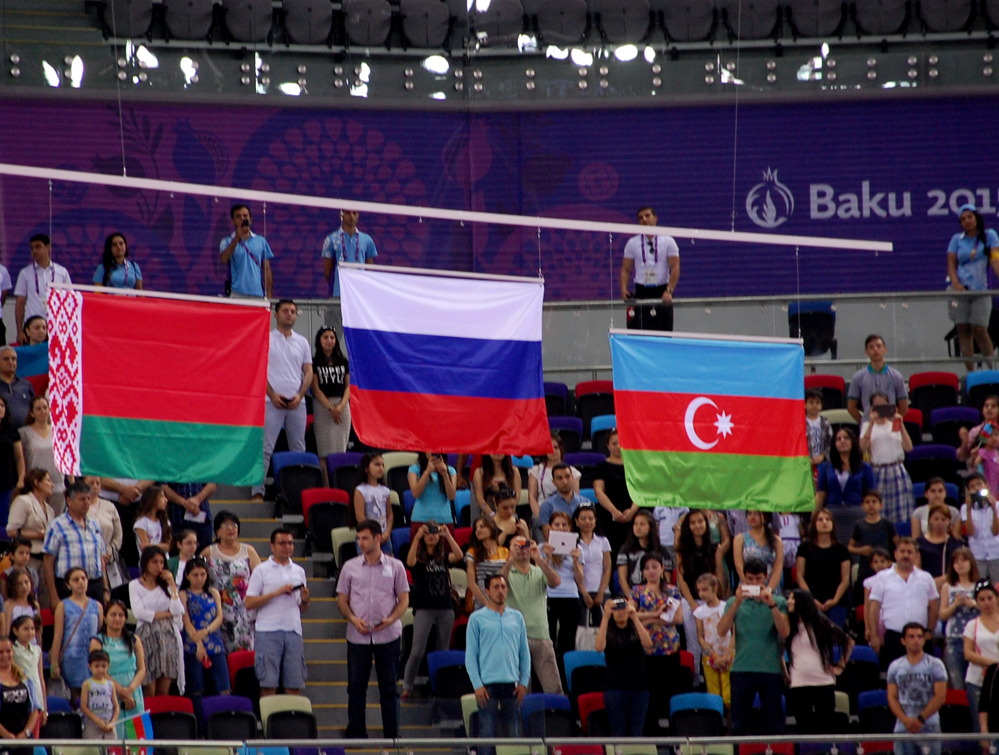 Азербайджанский гимнаст завоевал бронзовую медаль Евроигр по прыжкам на батуте (ФОТО)