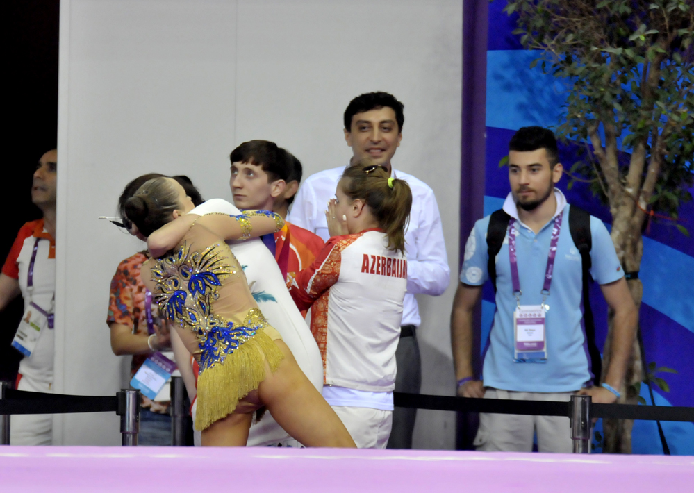 Азербайджанская гимнастка Марина Дурунда завоевала "серебро" на Евроиграх в Баку (ФОТО)