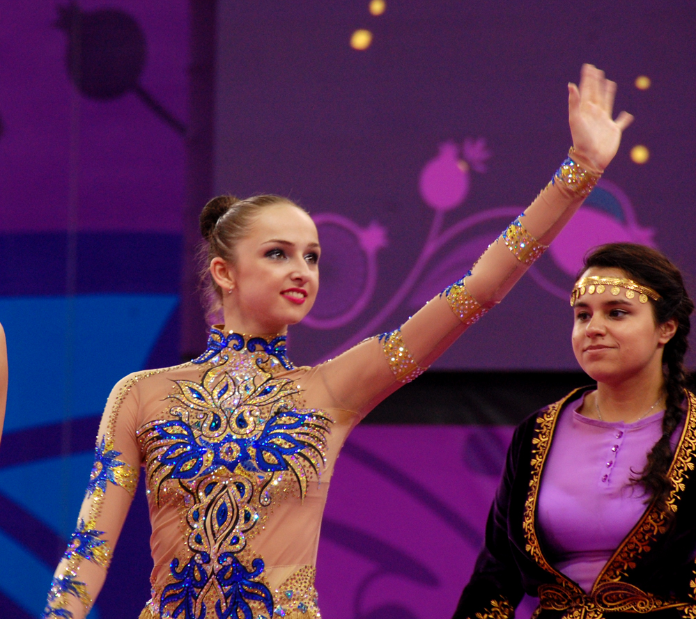 Азербайджанская гимнастка Марина Дурунда завоевала "серебро" на Евроиграх в Баку (ФОТО)