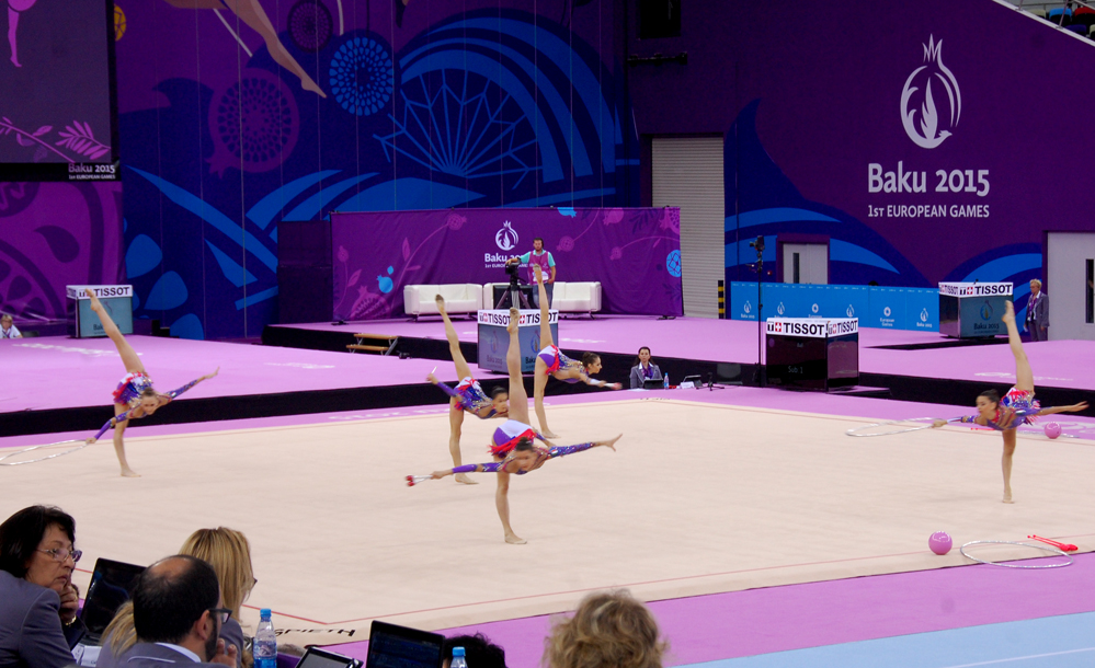 Сборная Беларуси по художественной гимнастике завоевала "золото" Евроигр (ФОТО)