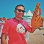 Звездные болельщики Евроигр (ФОТО)