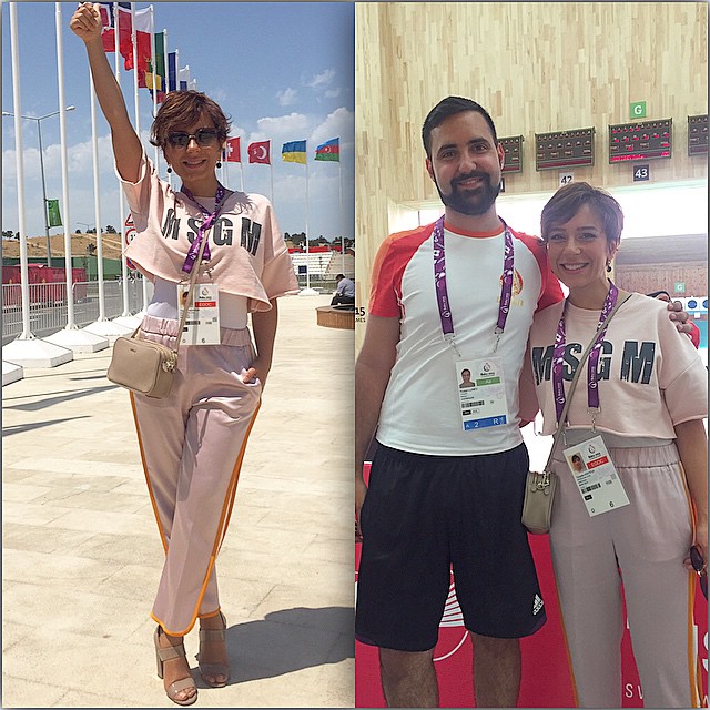 Звездные болельщики Евроигр (ФОТО)