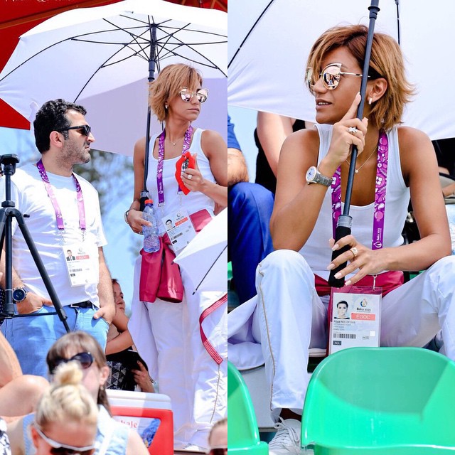 Звездные болельщики Евроигр (ФОТО)