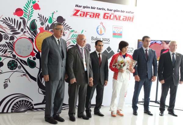 В НОК прошло чествование азербайджанских самбистов (ФОТО)