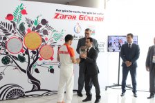 В НОК прошло чествование азербайджанских самбистов (ФОТО)