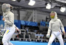 Азербайджанские спортсменки вышли в 1/4 финала соревнований по фехтованию в рамках Евроигр (ФОТО)