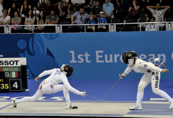 Стартовал пятый день соревнований по фехтованию в рамках Евроигр