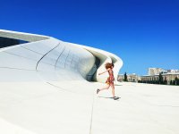 Центр Гейдара Алиева глазами российского блогера (ФОТО)