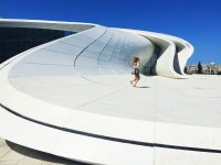 Центр Гейдара Алиева глазами российского блогера (ФОТО)