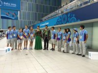 Ведущая “Eurosport” и “SKY TV” в азербайджанском платье комментирует Евроигры (ФОТО)