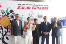 Медалисты Евроигр отметили День Вооруженных сил Азербайджана (ФОТО)