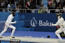 В Баку продолжаются соревнования по фехтованию в рамках Евроигр (ФОТОСЕССИЯ)