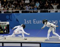 В Баку продолжаются соревнования по фехтованию в рамках Евроигр (ФОТОСЕССИЯ)