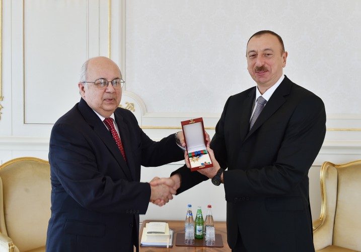 Президент Азербайджана принял сопредседателя Международного центра Низами Гянджеви