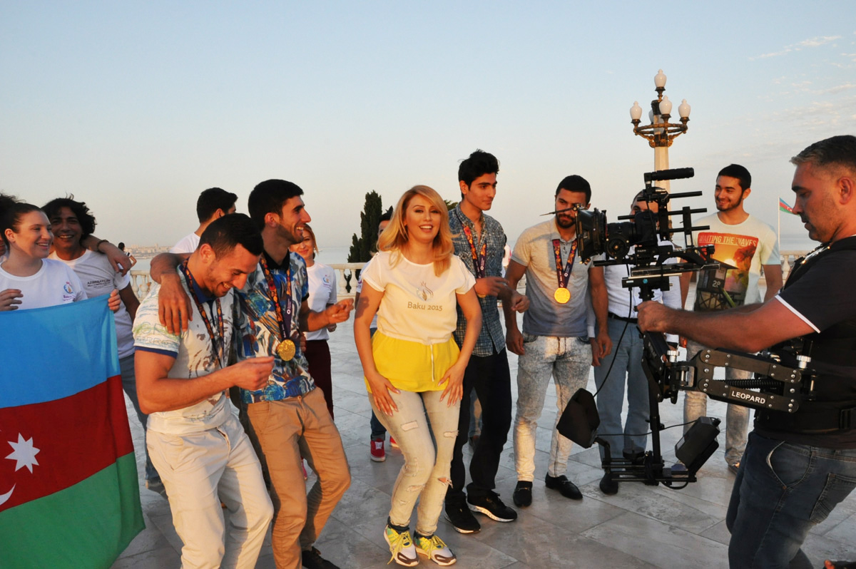 Чемпионы Евроигр в клипе азербайджанской певицы (ФОТО)