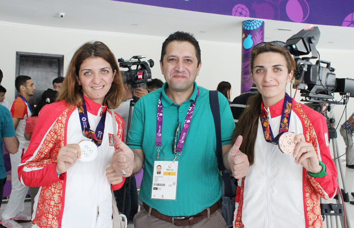 Медалисты Евроигр отметили День Вооруженных сил Азербайджана (ФОТО)