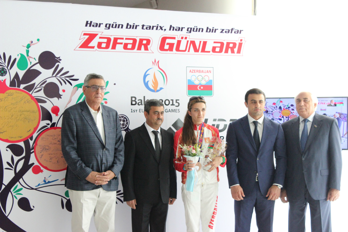 Медалисты Евроигр отметили День Вооруженных сил Азербайджана (ФОТО)