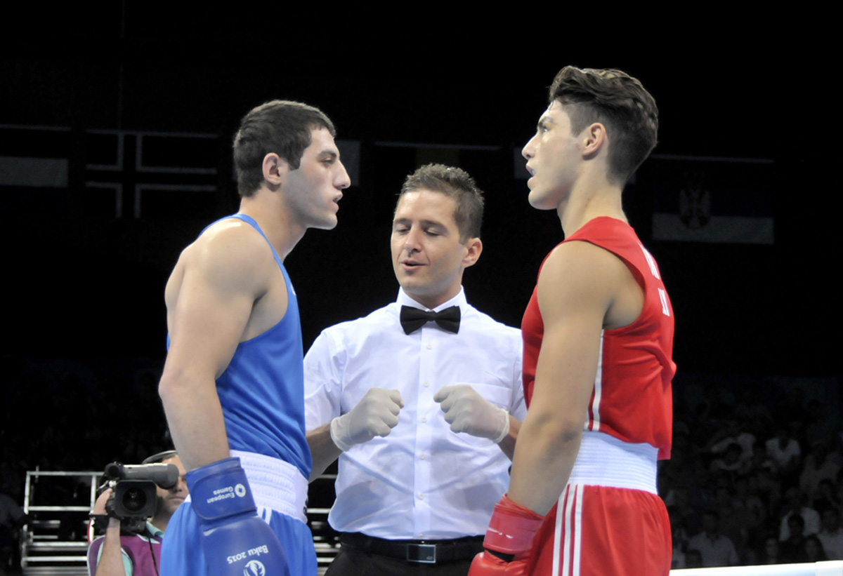 Еще один азербайджанский спортсмен вышел в финал соревнований Евроигр по боксу (ФОТО)