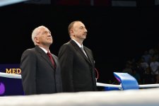 Президент Ильхам Алиев наградил боксеров, победивших на Евроиграх (ФОТО,ВИДЕО)