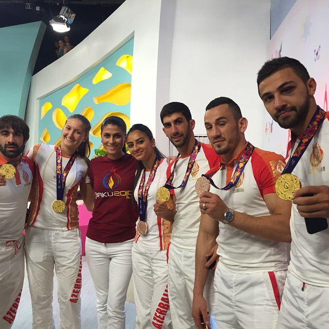 Азербайджанские звезды и медалисты Евроигр (ФОТО)