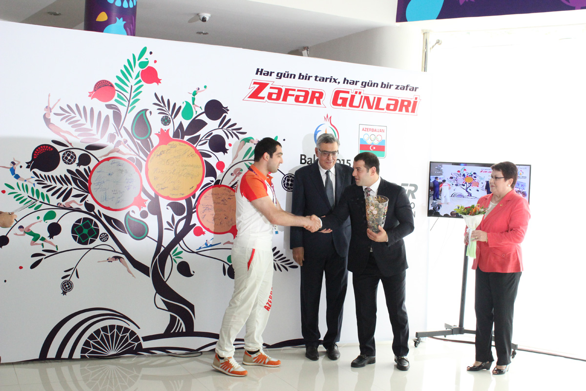 В НОК прошло чествование золотых медалистов и паралимпийцев  Евроигр (ФОТО)