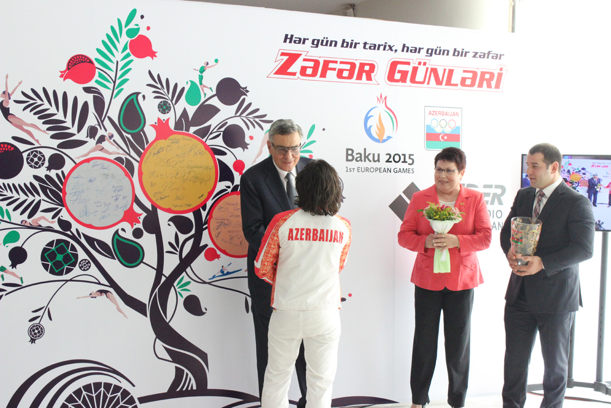 В НОК прошло чествование золотых медалистов и паралимпийцев  Евроигр (ФОТО)