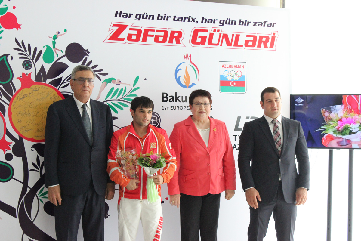 В НОК прошло чествование золотых медалистов и паралимпийцев  Евроигр (ФОТО)