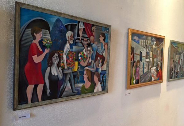 Художник из Германии показал гостям Евроигр самобытность Баку (ФОТО)